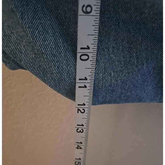 Y2k Levis Blue Denim Classic Red Tab Handmade Purse Shoulder Tote Bag 15"x12" - Picture 6 of 6